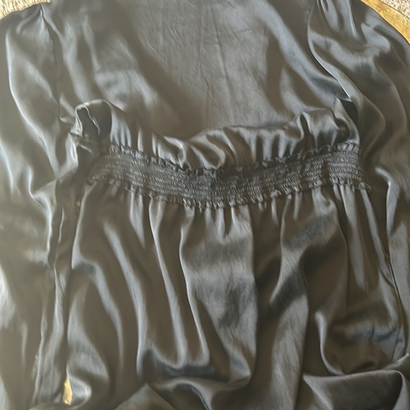 BCBG Maxazria Silk Dress Black Size Medium - Picture 12 of 16